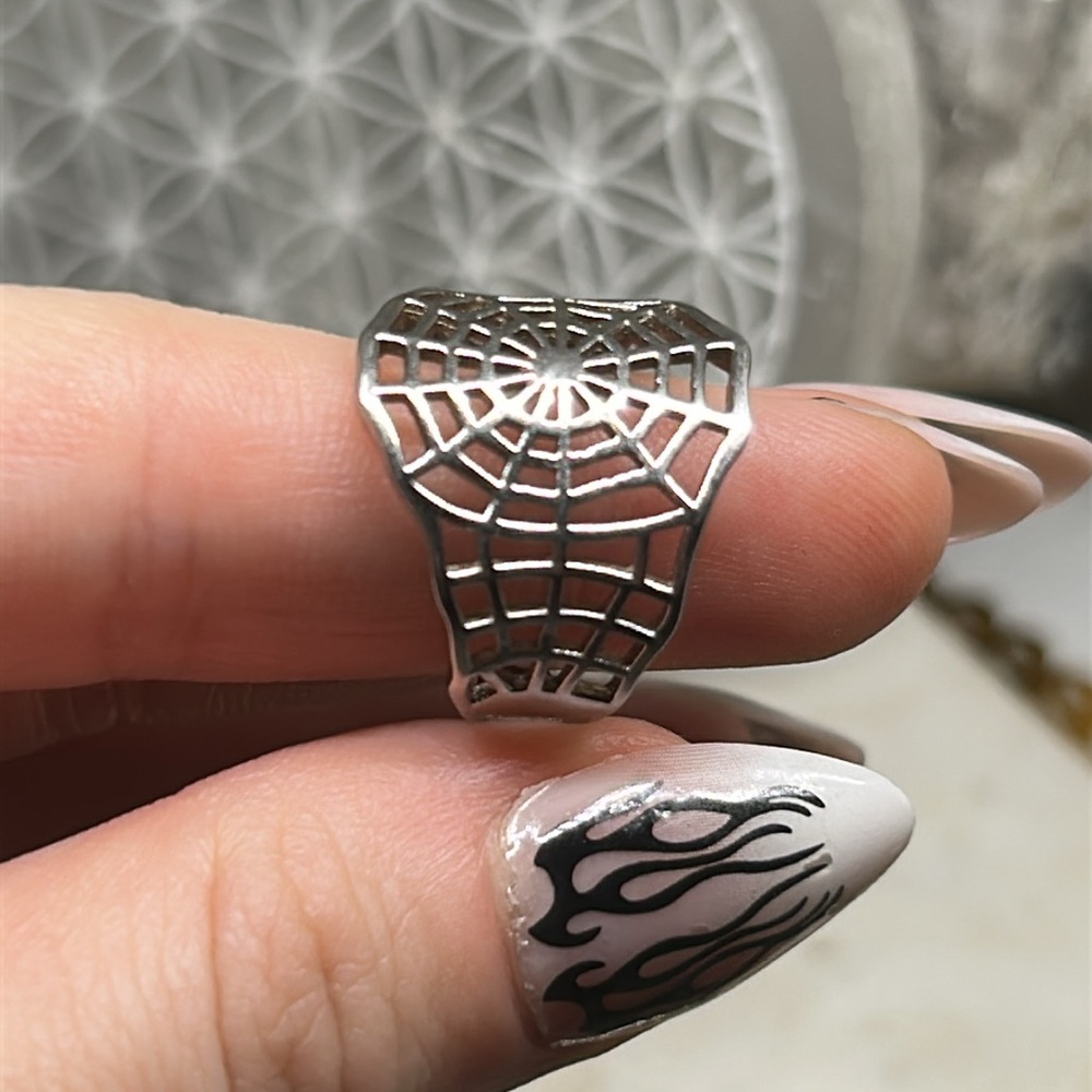 Spider web ring 925 - Picture 5 of 5